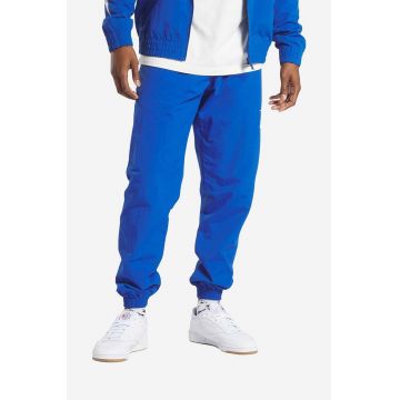 Reebok pantaloni de trening CL Vector Trackpant neted IA2510-blue