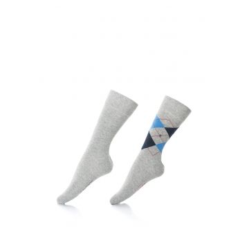 Set de sosete lungi cu terminatii elastice Everyday Mix - 2 perechi