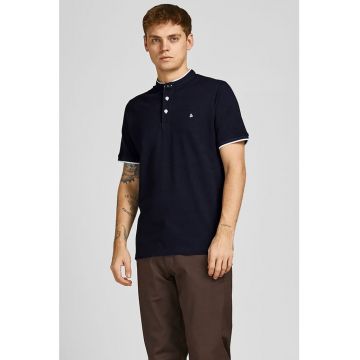 Tricou din bumbac organic cu fenta cu nasturi Paulos