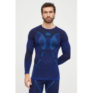 X-Bionic longsleeve funcțional Merino 4.0 culoarea albastru marin