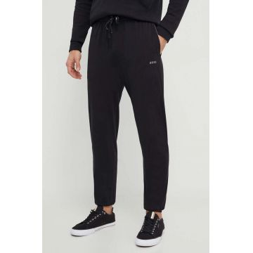 BOSS pantaloni de lounge culoarea negru, uni 50515365 BOSS pantaloni de lounge culoarea negru, uni 50515365