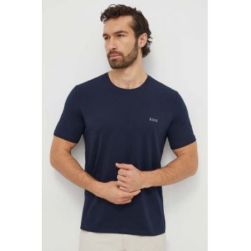 BOSS tricou bărbați, culoarea bleumarin, uni 50515391