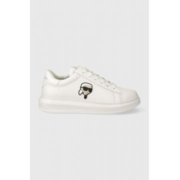 Karl Lagerfeld sneakers din piele KAPRI MENS culoarea alb, KL52530N Karl Lagerfeld sneakers din piele KAPRI MENS culoarea alb, KL52530N