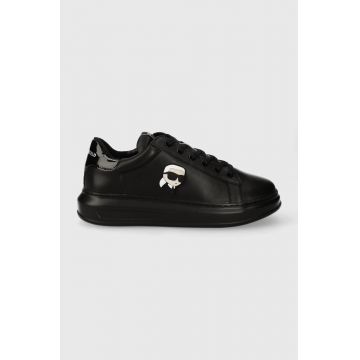 Karl Lagerfeld sneakers din piele KAPRI MENS culoarea negru, KL52530N Karl Lagerfeld sneakers din piele KAPRI MENS culoarea negru, KL52530N