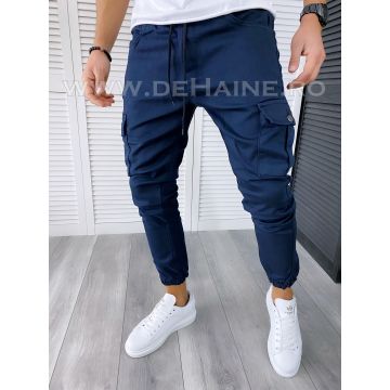 Pantaloni barbati casual bleumarin B7108 D2-5.1
