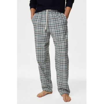 Pantaloni de pijama cu model in carouri