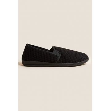 Papuci de casa slip-on - Negru