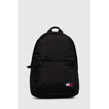 Tommy Jeans rucsac bărbați, culoarea negru, mare, uni AM0AM11964