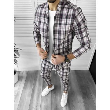 Trening barbati slim fit Pantaloni + Hanorac 10011 P20-5.2