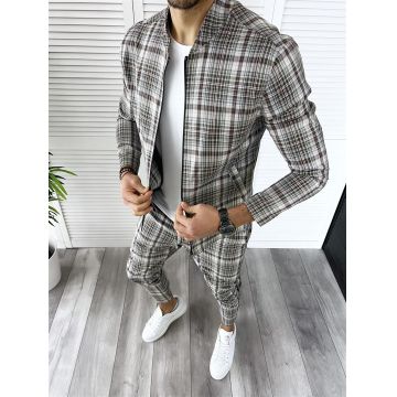 Trening barbati slim fit Pantaloni + Hanorac B9864 P18-2.3