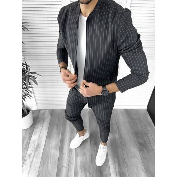 Trening barbati slim fit Pantaloni + Hanorac B9909 18-4.3
