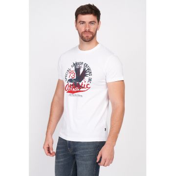 Tricou din bumbac cu imprimeu grafic