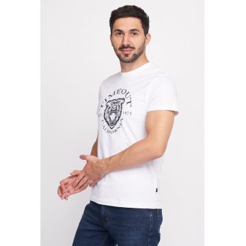 Tricou din bumbac cu imprimeu logo