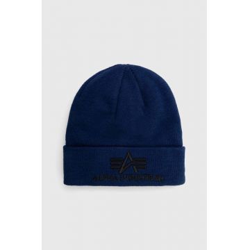 Alpha Industries căciulă 3D Beanie din țesătură uni 168910.07