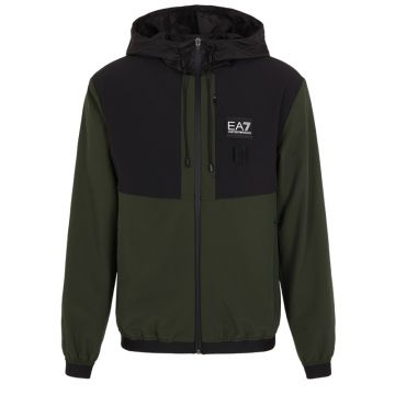 Bluza cu Fermoar EA7 M hoodie full zip nylon
