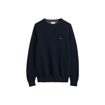 Bluza de trening din bumbac cu decolteu la baza gatului