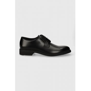 BOSS pantofi de piele Firstclass barbati, culoarea negru, 50499719