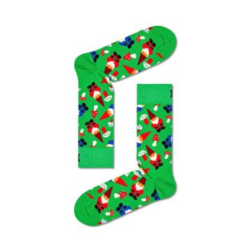 Happy Socks sosete Christmas Gnome Sock culoarea verde