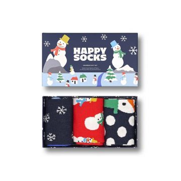 Happy Socks sosete Snowman Socks Gift Set 3-pack