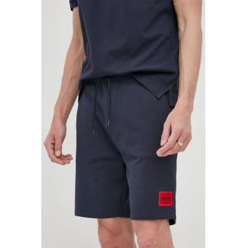 HUGO pantaloni scurți din bumbac culoarea bleumarin 50466196