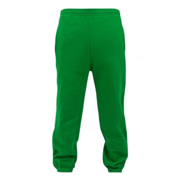 Pantaloni de trening cu model uni si buzunare oblice