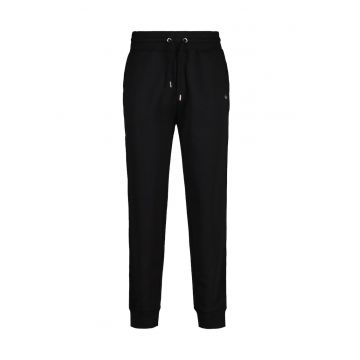 Pantaloni de trening cu buzunare laterale Shield - Negru