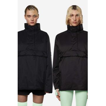 Rains geacă Fuse Anorak culoarea negru, de tranzitie 15390-BLACK.