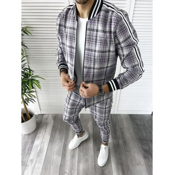 Trening barbati slim fit Pantaloni + Hanorac B9857 P20-5.2