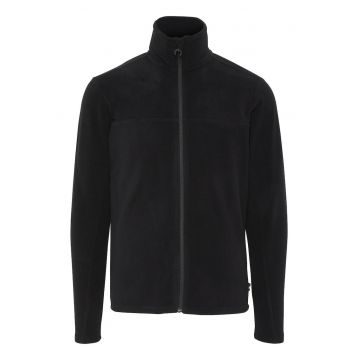 Bluza de trening din fleece cu logo pe spate - Negru