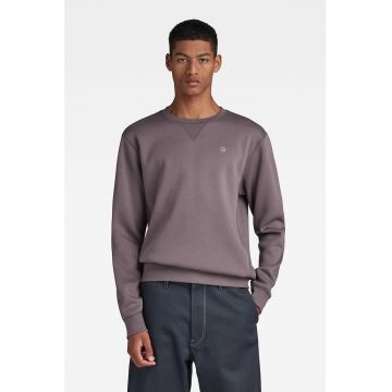 Bluza sport din amestec de bumbac organic Premium Core - Violet prafuit -