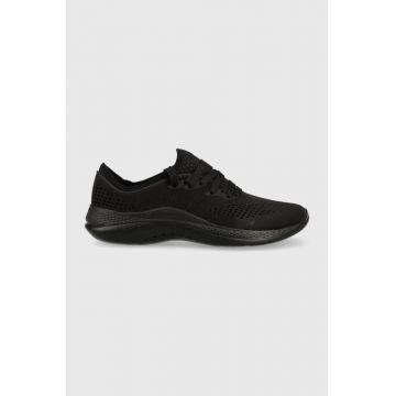 Crocs sneakers Literide 360 Pacer culoarea negru 206705