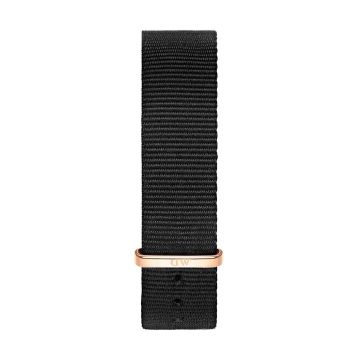 Daniel Wellington curea de ceas Classic 18 Cornwall culoarea negru