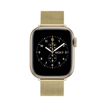 Daniel Wellington curea pentru apple watch Smart Watch Mesh strap G 18mm culoarea auriu