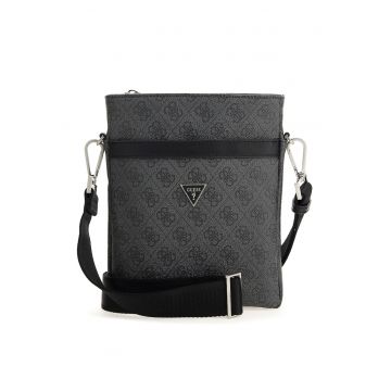 Geanta crossbody cu imprimeu logo