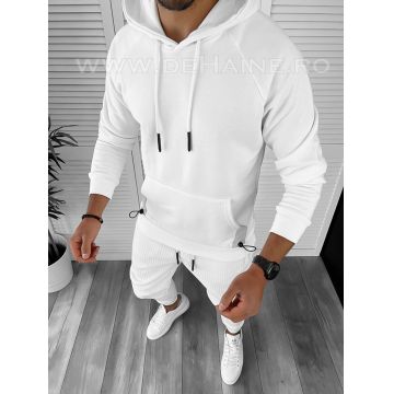 Hanorac barbati alb slim fit K188 D5-5.2