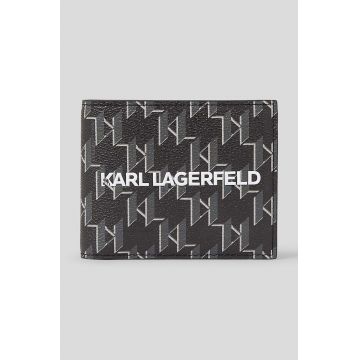 Karl Lagerfeld portofel barbati, culoarea negru