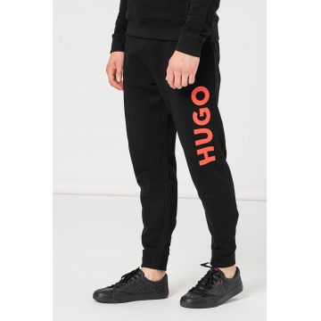 Pantaloni de trening de bumbac cu imprimeu logo Dutschi