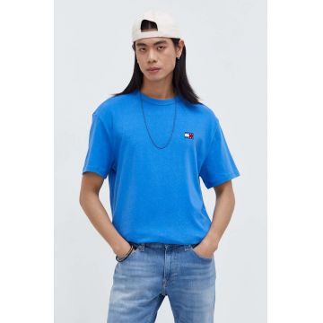 Tommy Jeans tricou din bumbac bărbați, cu imprimeu DM0DM17995