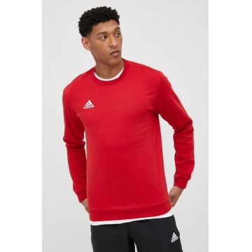 adidas Performance bluză Entrada 22 bărbați, culoarea roșu, cu imprimeu  HB0577