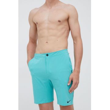 Nike pantaloni scurti de baie Flow culoarea turcoaz