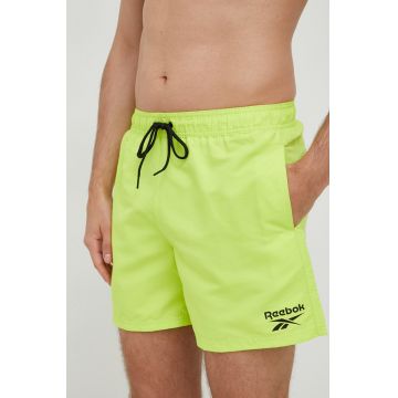 Reebok pantaloni scurti de baie culoarea verde