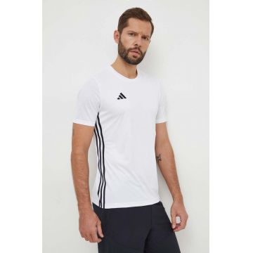 adidas Performance tricou de antrenament Tabela 23 culoarea alb, cu imprimeu H44526