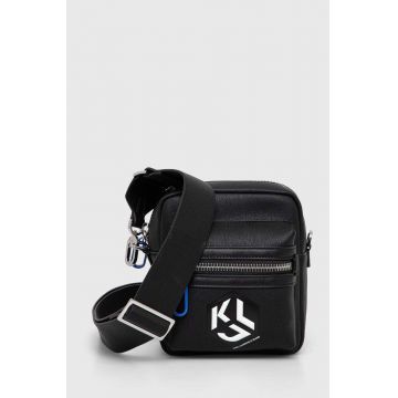 Karl Lagerfeld Jeans borseta culoarea negru