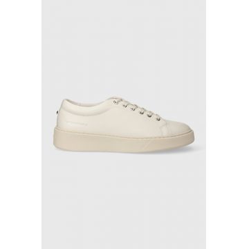 Karl Lagerfeld sneakers din piele FLINT culoarea alb, KL53320A Karl Lagerfeld sneakers din piele FLINT culoarea alb, KL53320A