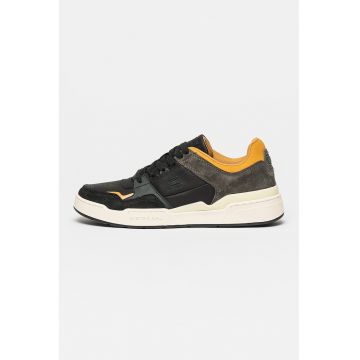 Pantofi sport cu insertii de piele intoarsa Attac