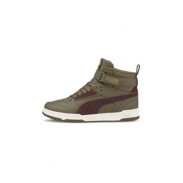 Pantofi sport mid-high de piele si piele ecologica RBD Game WTR