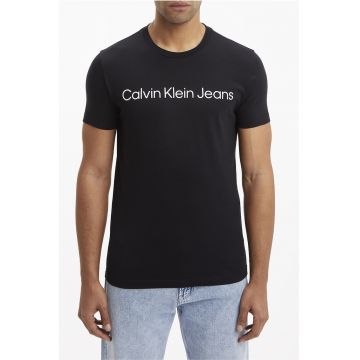 Tricou slim-fit cu imprimeu logo