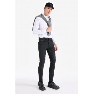 Blugi skinny cu talie joasa