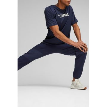 Pantaloni cu detalii din fleece pentru antrenament FIT Hybrid