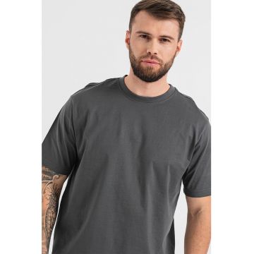 Tricou relaxed fit din bumbac organic Fred